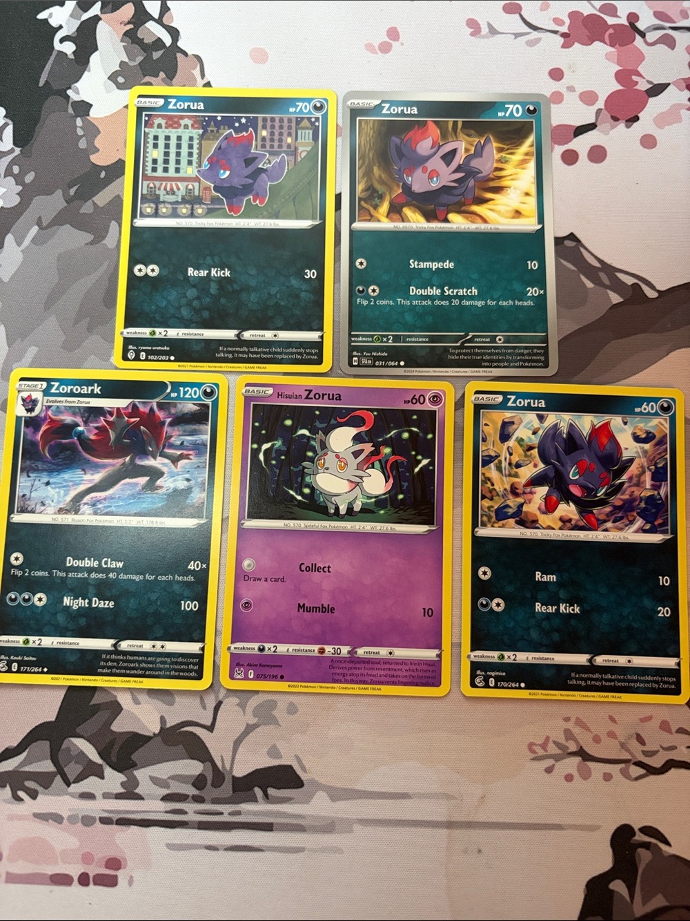 Zorua & Zoroark Evolution Lot | 5 Pokémon Cards | ✨5/$25✨